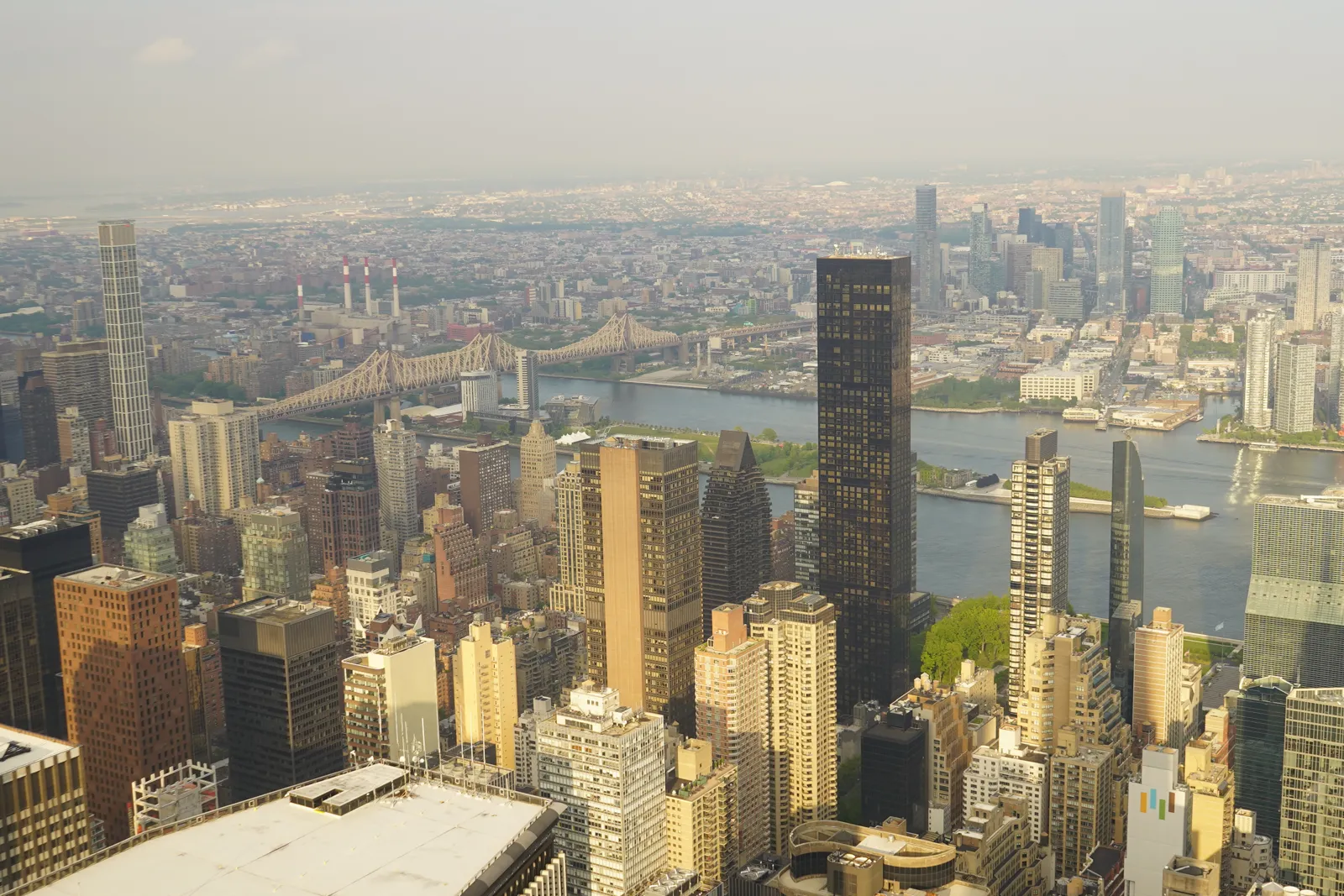 Puente de Queensboro desde el aire